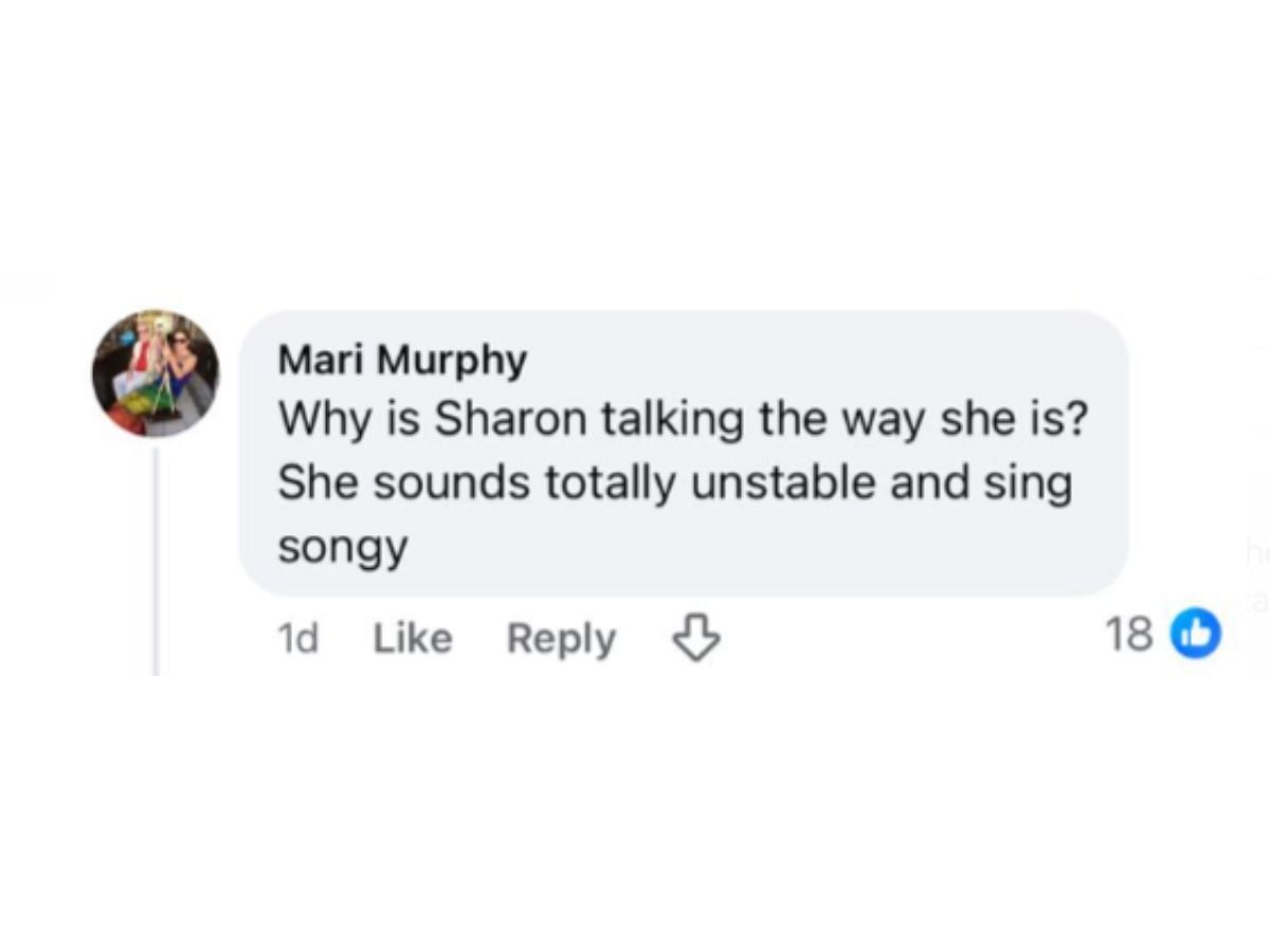 Comment by the fan on the post (Image via Facebook/ @Toni Andersen Furniss)